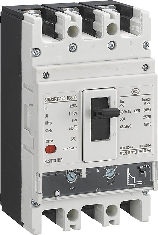 ТМ регулируемый формовочный выключатель цепи 80a/100a/125a/160a 3p (3p+n) 0,7-1,0 дюйма